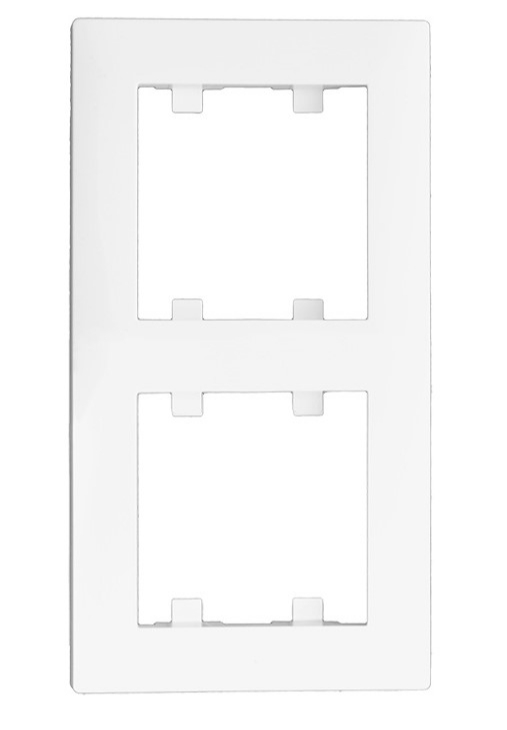 Рамка двойная Makel Rizz вертикальная белый 88001707