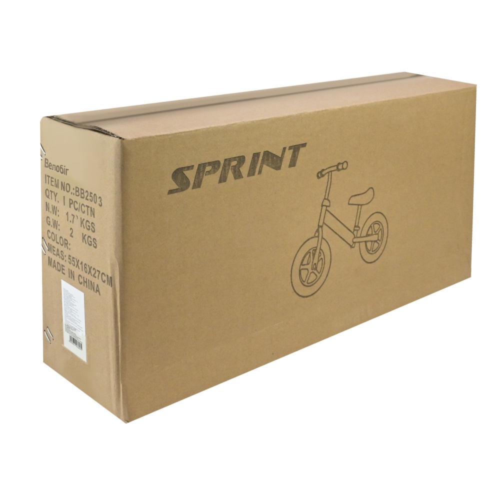 Біговел-велосипед Shantou BB2503 чорний