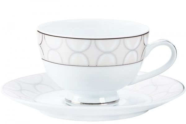 Чашка для кофе с блюдцем Bowtie 80 мл DPL
