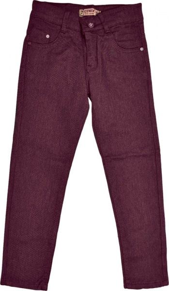 Джинсы CEMIX р.116 бордовый 6001 