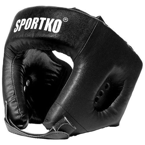 Шолом боксерський SPORTKO 5001-Black р. M 