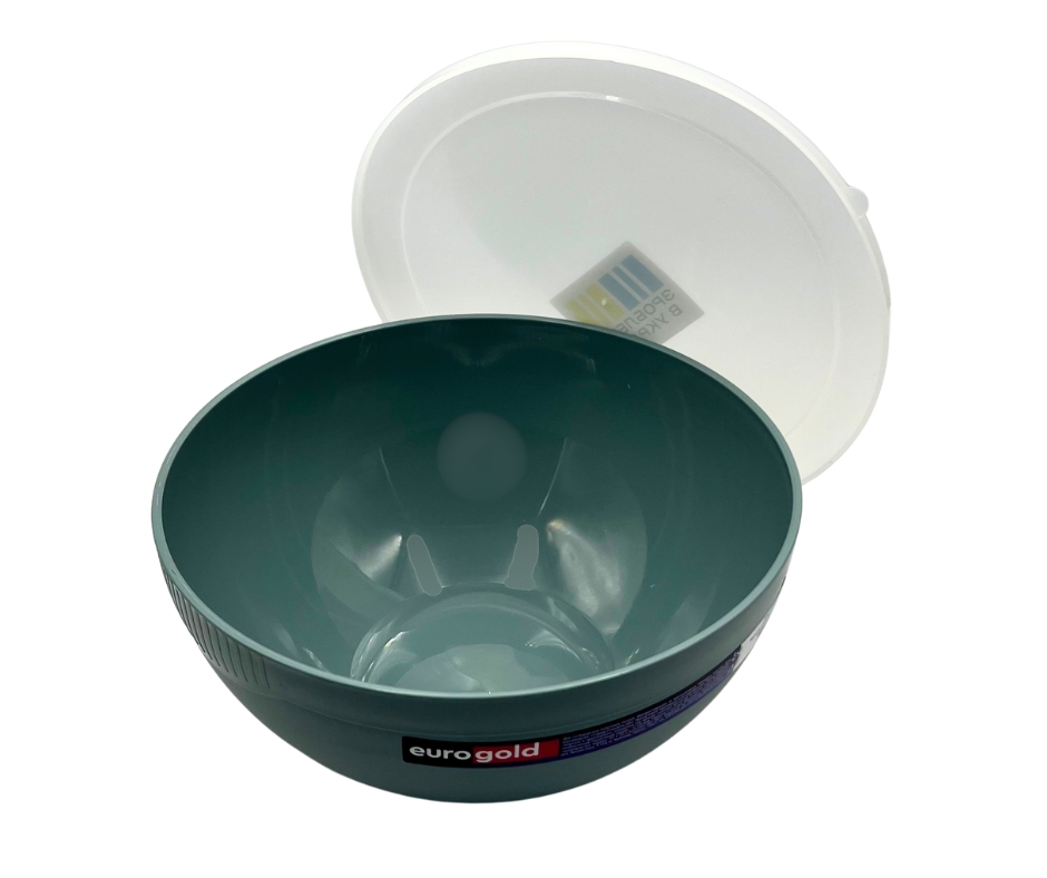 Миска с крышкой Eurogold California Green 21 см зеленый