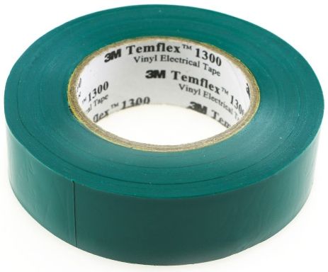 Изолента 3M зеленая 19 мм x 20 м ПВХ