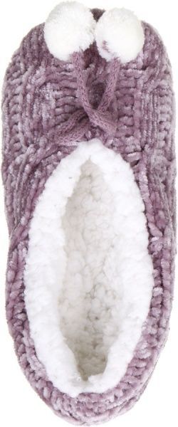 Взуття домашнє La Nuit Пом-пом шиніл р. 36/38 бузковий 