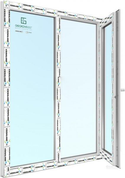 Окно поворотно-откидное VIKNALAND В 58 1310x1410 мм правое 