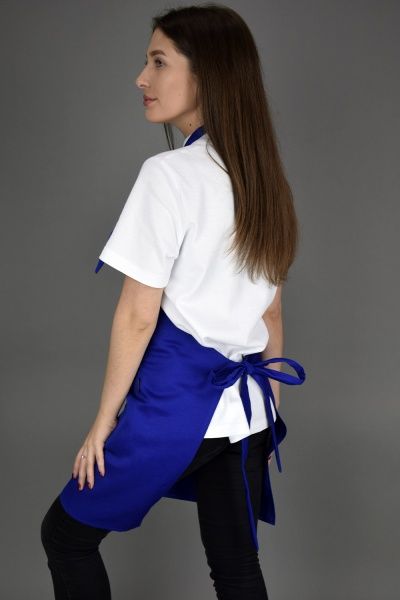 Фартук с нагрудником Lux-Form Эко водоотталкивающий р. универсальный синий