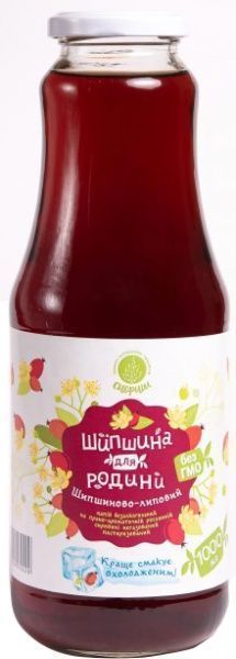Сік Спориш Шипшиново-липовий 1л 