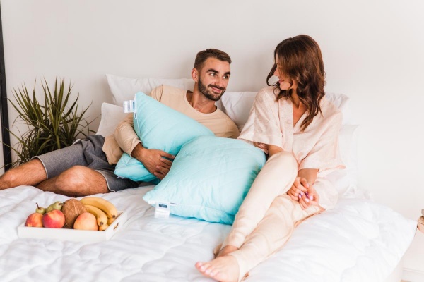 Подушка бавовняна 1291 Valentino висока 50х70 см (2200001538047) MirSon