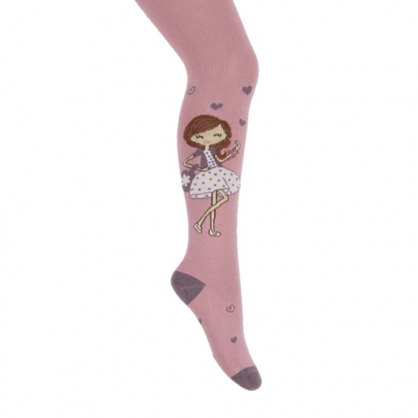 Колготки для девочек KATAMINO K30128р.106-118 светло-розовый 