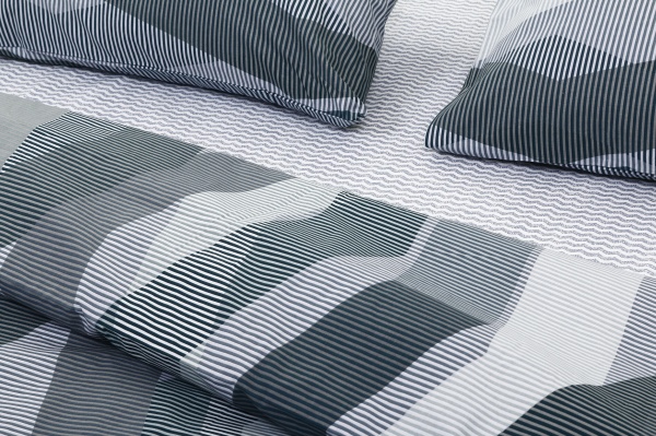 Комплект постільної білизни Бруно 2 сірий La Nuit (без простирадла) 