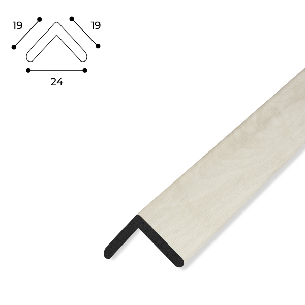 Уголок MARCO decor 1919-278-К светлое дерево 19х19х2900 мм