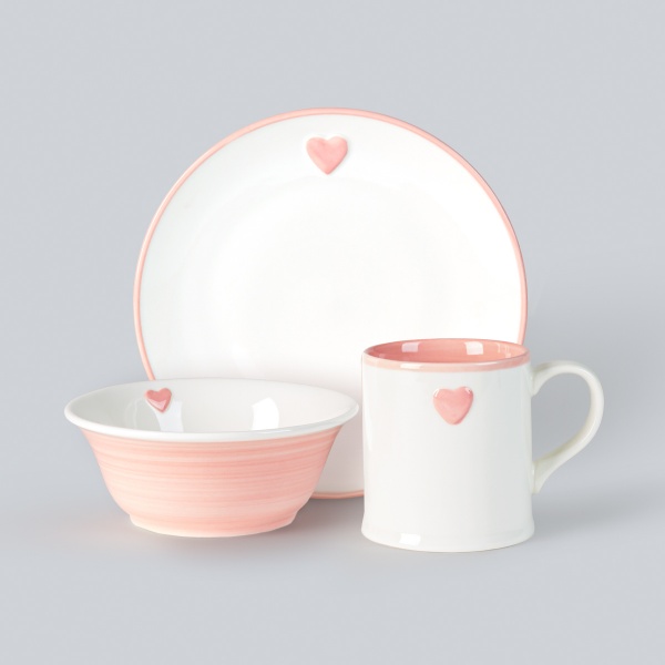 Тарілка обідня 20 см KP-46 Pink MVM