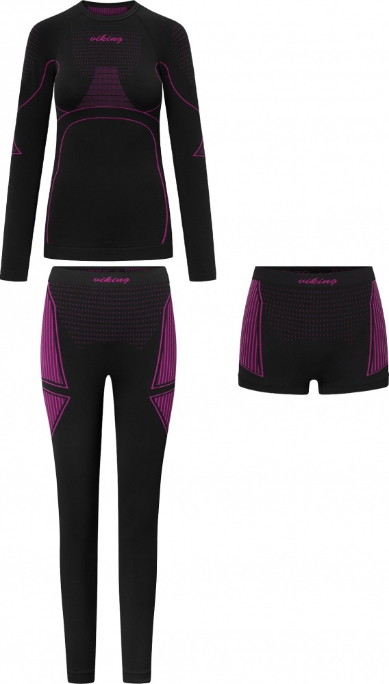 Комплект термобілизни Viking UNDERWEAR ETNA (LADY SET 3 in 1) 500/21/3090/46 р.L чорний