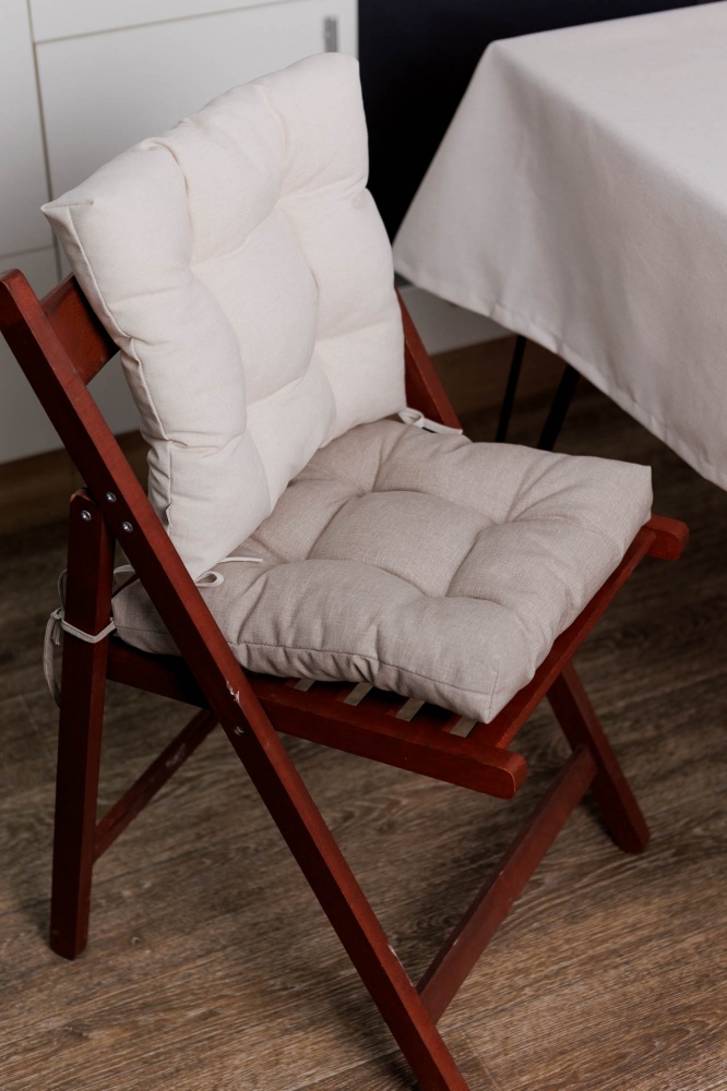 Подушка на стілець Шанталь коричнева 40х40 см La Nuit