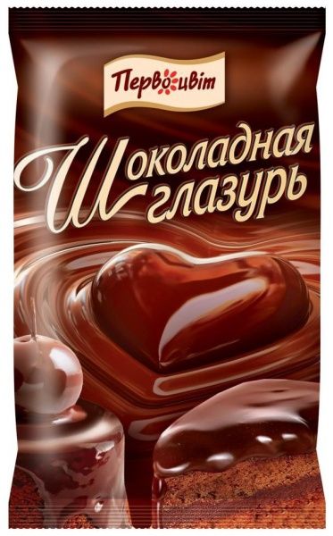 Глазур шоколадна 100 г Первоцвіт (4820131811179) 