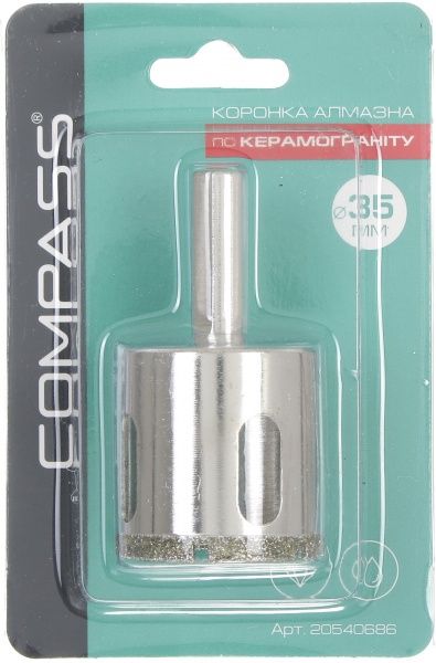 Коронка алмазная Compass 35 мм