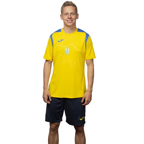 Футболка формы сборной Украины 2021 Joma Ukraine Official Replica T-shirt 101264.907 р.S желтый
