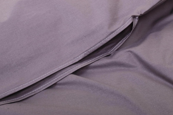 Комплект постільної білизни Моно євро сірий La Nuit 