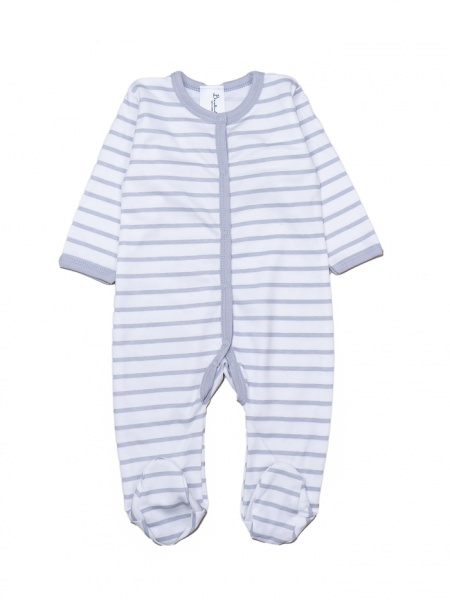 Комбинезон унисекс Bambinelli серый в полоску р.80 серый 