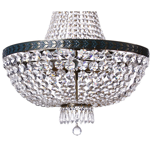 Люстра Altalusse INL-1118C-08 оксидированная античная бронза