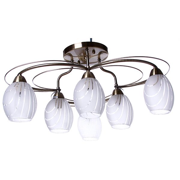 Люстра Victoria Lighting Camomilla PL6 Bronze