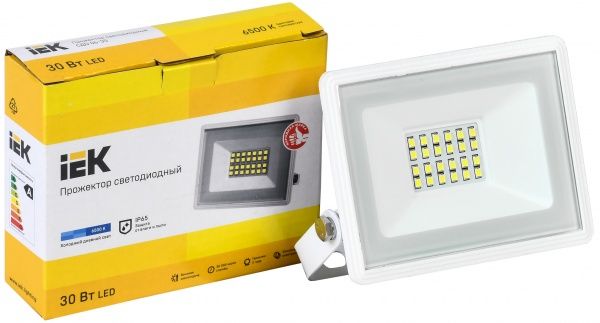 Прожектор світлодіодний IEK СДО 06-30 30 Вт IPIP65 білий LPDO601-30-65-K01 