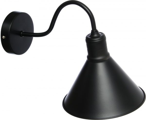 Бра Геотон НББ 01-60-542 Лофт-180 1x60 Вт E27 черный 47782 