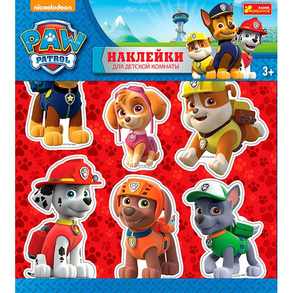 Декоративная наклейка Щенячий патруль 15179005Р