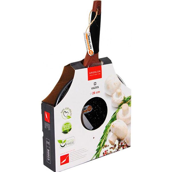 Сковорода Greblon Induction Line 26 см 89503 Vinzer