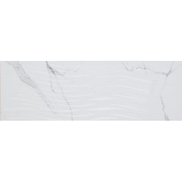 Плитка Атем Calacatta R Wave GR 25x75 