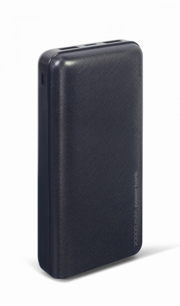 Внешний аккумулятор (Powerbank) Gembird PB20-02 20000 mAh black (PB20-02) 20000 mA 