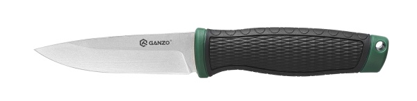Нож Ganzo зеленый з ножнами G806-GB