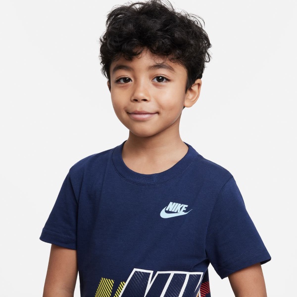 Футболка Nike FUTURA SIDEWINDER SS TEE 86K546-U90 р.5 синій
