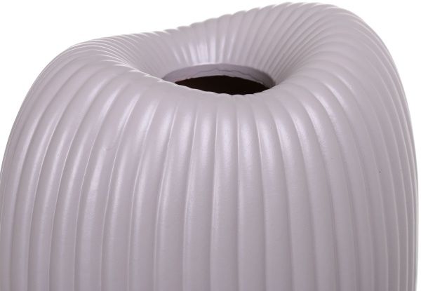 Ваза керамическая серая Stereo 21х15.5х42.5 см