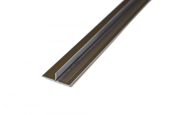 Профіль Т-подібний нержавіюча сталь 25 мм 2,7 м срібло глянець