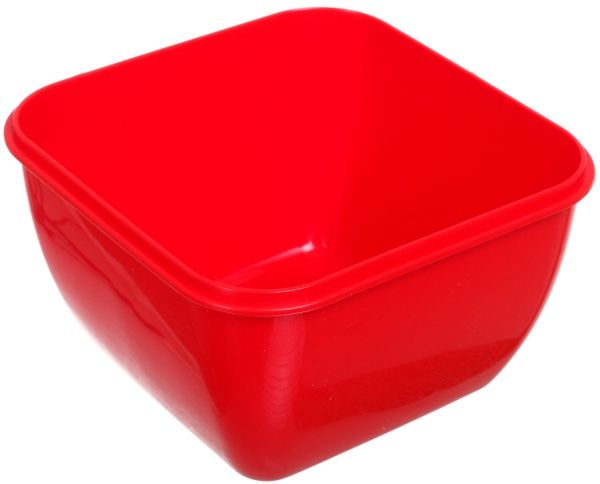 Контейнер Фієста 1.5 л квадратний червоний Алеана