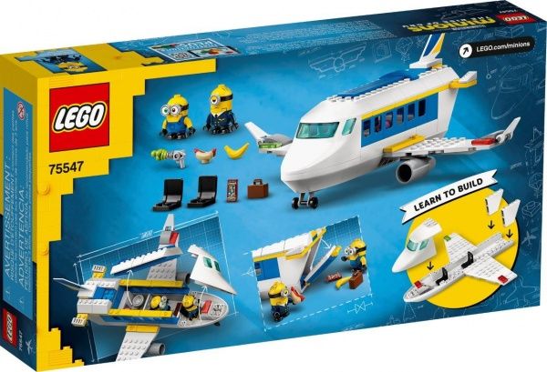 Конструктор LEGO Minions Миньоны: тренировочный полет 75547