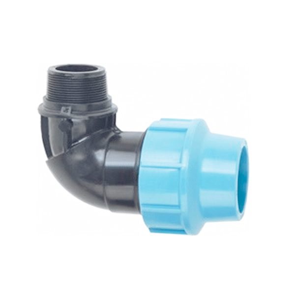 Колено SantehPlast 32 мм НР 3/4, кут 90