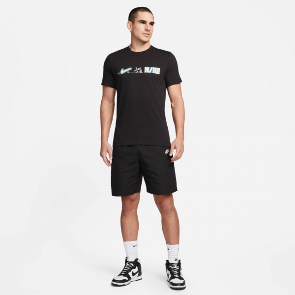 Футболка Nike M NSW TEE NEW DNA LBR FB9774-010 р.2XL чорний