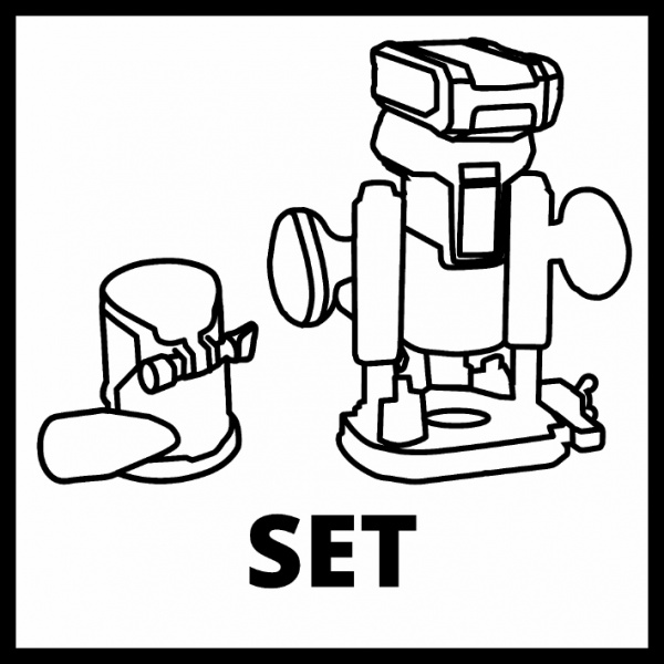 Фрезер Einhell TP-RO 18 Set Li BL - Solo X-Change 4350410