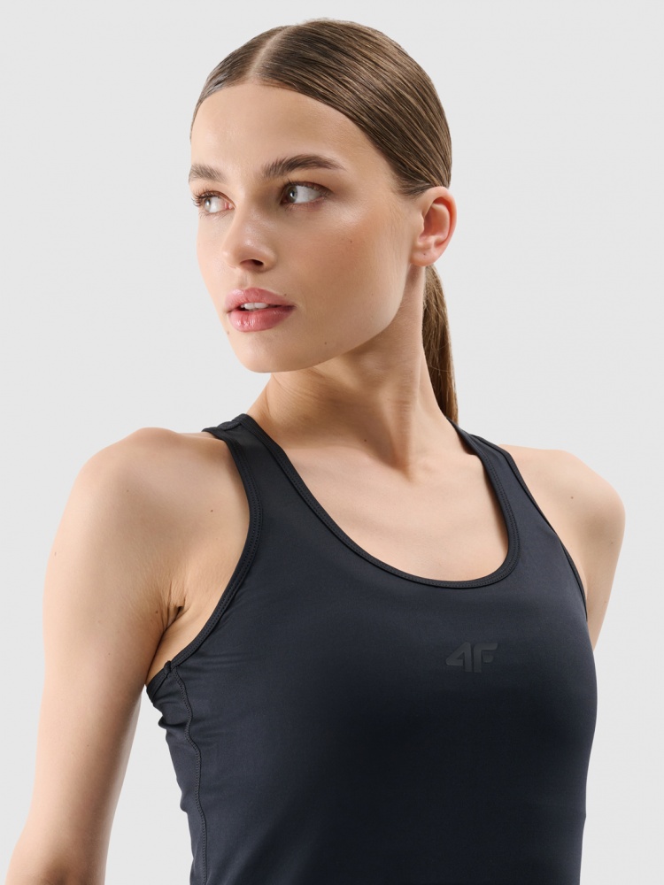 Майка 4F SLEEVELESS FNK F414 4FRSS25TFSLF414-20S р.S чорний