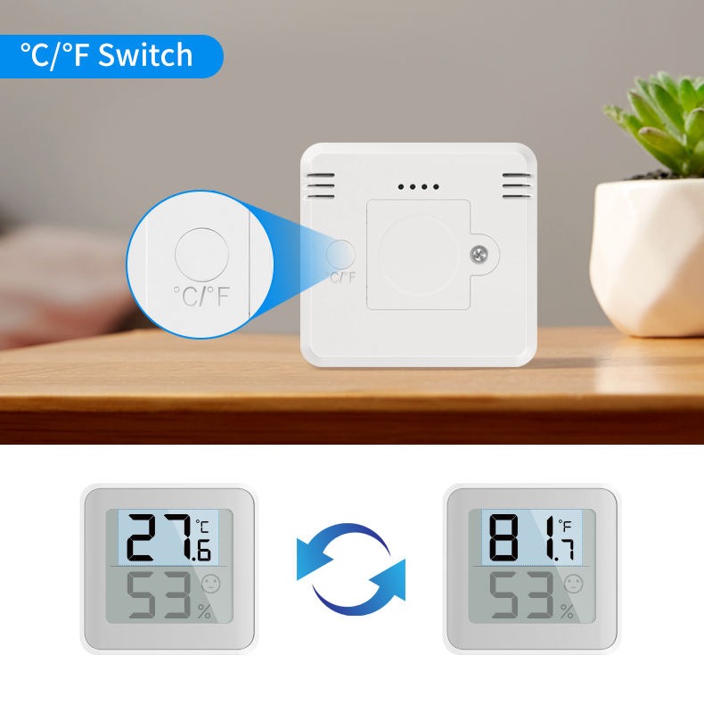 Термогигрометр цифровой YGH6222 белый