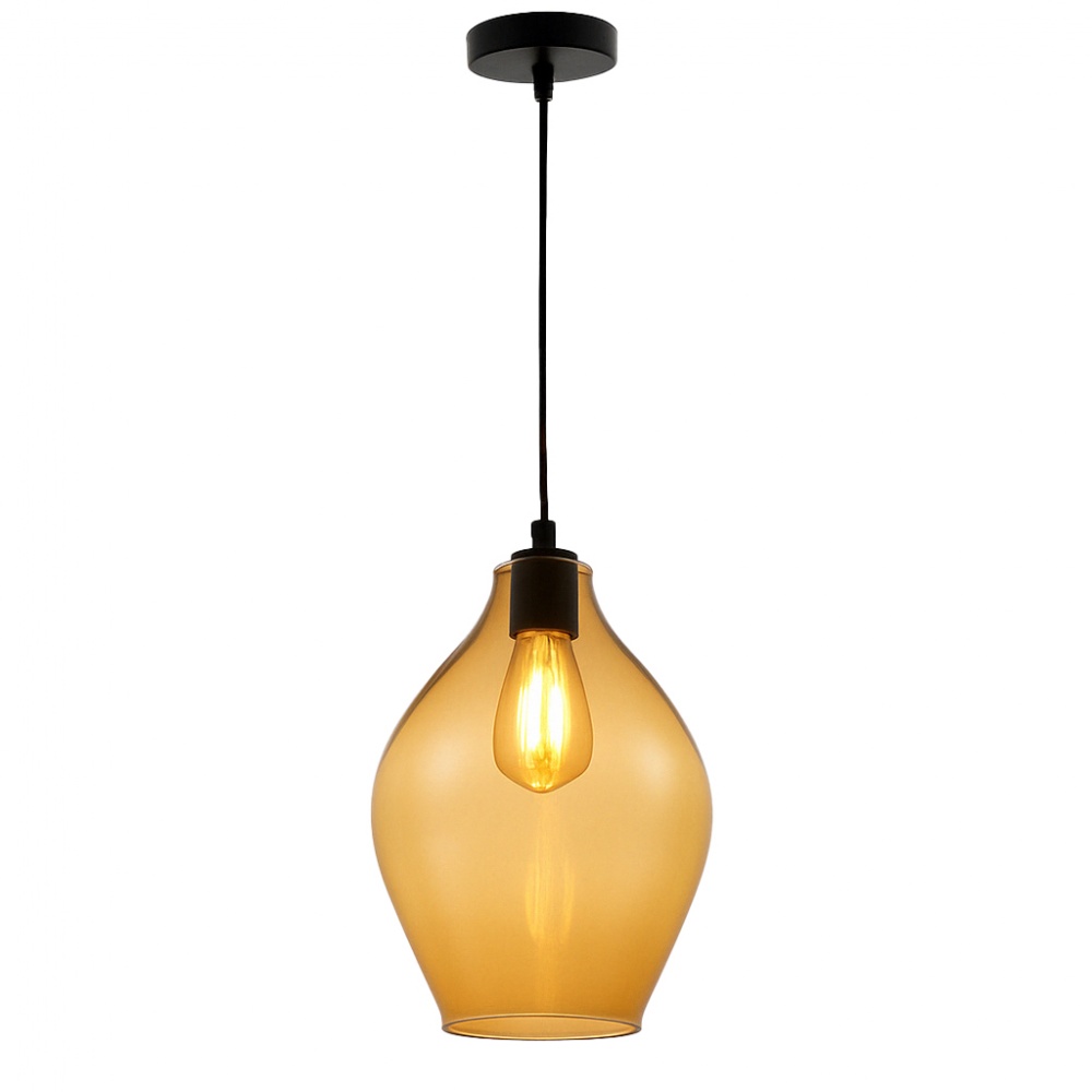 Светильник подвесной TK Lighting TULON 4191 1x15 Вт /E27 янтарный