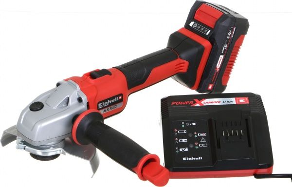 Болгарка (кутова шліфмашина) Einhell X-Change AXXIO+акумулятор та зарядний пристрій 4431140