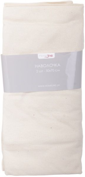 Набір наволочок 70x50 см бежевий Homeline 