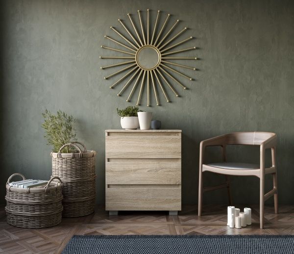 Комод підлоговий Грейд Котто 600х680х400 дуб сонома/дуб сонома