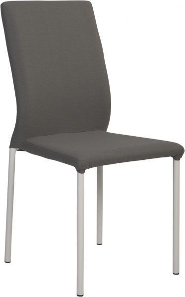 Стул обеденный Nowy Styl NIK WHITE (BOX-4) (CH) GD-50 белый молочный/темно-серый