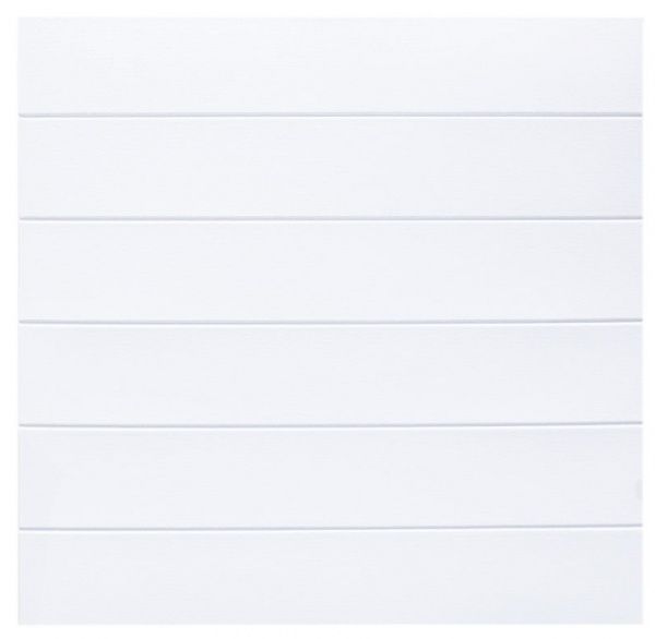 Декоративна наліпка 3D-панель дошка біла 700x700x5 мм