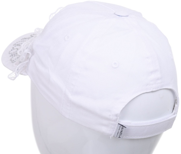 Кепка для дівчаток Pampona 21 L 03 р.50 білий 