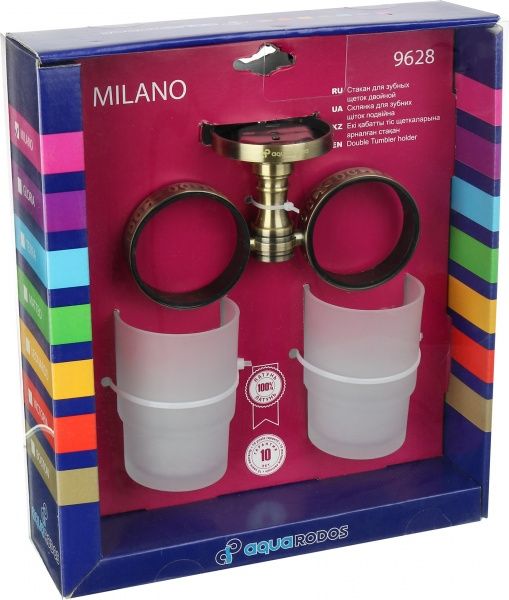 Стакан Aqua Rodos Milano 9628